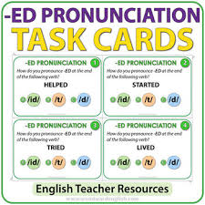 Ed Pronunciation Worksheets Teaching Resources Tpt