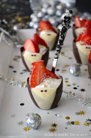 Happy New Year Chocolate Tuxedo Cups With Strawberries And Grand Marnier Whipped Cream New Year S Desserts Food Chocolate Tuxedo