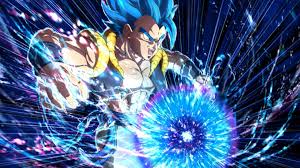 Gogeta ssj from dragon ball broly movie! Desktop Wallpaper Dragon Ball Blue Power Gogeta Art Hd Image Picture Background Cfcaba