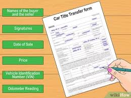 The company reserves the right to repossess the car in the event of nonpayment by the purchaser. How To Fill Out A Car Title Transfer 11 Steps With Pictures