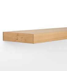 white oak floating wood shelf rejuvenation shelves utility room storage