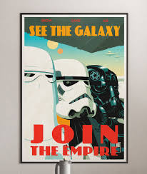 To fill the walls on lothal, the team created a whole series of propaganda posters inspired by world war ii. Join The Empire Star Wars Poster Propaganda Posters Star Wars Movies Stormtrooper Architeg Prints