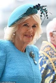 Queen Camilla and Prince William share a giggle as they lead royals at  Commonwealth Day service in King's absence