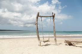 You get a better effect when the tree concerned is in a. Indonesia Bali Jimbaran Simple Wooden Swing On Sandy Coastal Beach Landscape Outdoor Stock Photo 470144860