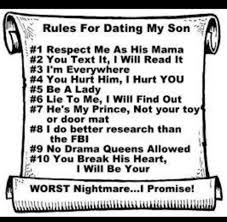Happy Birthday Wishes To My Son S Girlfriend 10 Rules For My Future Sons Girlfriend Dating My Daughter Son Quotes I Love My Son