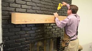 We carry that as well as electric stoves, wall fireplaces, and a great selection of contemporary electric fireplaces. How To Install A Hollow Mantel With Richard L Ourso Ckd Caps Youtube