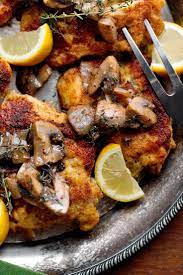 Chicken Cutlets With Mushroom Dressing Recipe Recipe Chicken Cutlets Chicken Dinner Recipes Poultry Recipes