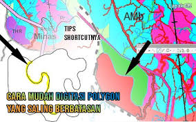 Cara Mudah Digitasi Polygon Yang Saling Bersinggungan Tips Teman