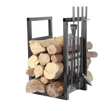 Acier Dimensions Longueur 35 Cm Profondeur 30 Cm Hauteur 58 Cm Couleur Noir Finitions Pein Porte Buche Stockage De Bois De Chauffage Panier A Buche