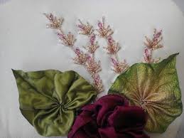 Hoja Con Doblez Youtube Bordado Liston Tutorial Bordado De Cintas Arte Con Cinta Y Como Hacer Bordado Mexicano