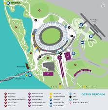 Stadium Park Map Optus Stadium