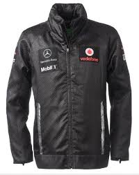 Hugo Boss F1 Mclaren Vodafone Mclaren Team Patterned Jacket Jacket Pattern High Collar Collar Styles