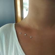 Further Towards The Shoulder Collar Bone Piercing Dermal Piercing Chest Dermal Piercing