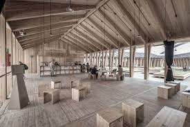 herzog de meuron slow food pavilion milan 27 pavilion architecture restaurant architecture timber architecture