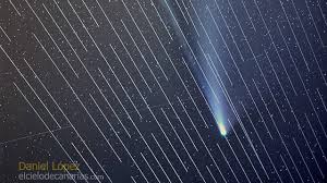 In the first half of 2021, spacex launched one starlink mission every two weeks on average. Spacex Blasted For Starlink Satellites Photobombing Neowise Comet Slashgear