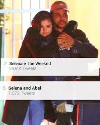Selena E The Weeknd Selena And Abel Is Trending Worldwide Tt Trending Topic Tendencia Ahora Selenagomez Th Selena And Abel Selena Gomez The Weeknd
