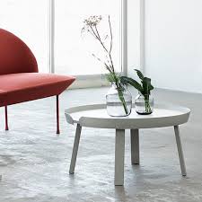 Around coffee table, small, oak mu10062. Scandinavian Design Coffee Table Around Muuto Lacquered Wood Plywood Mdf Base