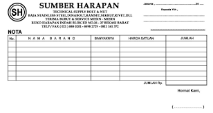 Nota pembelaan (pledoi) dalam perkara pidana dengan register no. 13 Contoh Kwitansi Pembayaran Dan Cara Pembuatannya