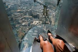 Ap Reporter S Terrifying Trip On 1 000 Foot High Glass Slide Glass Slides
