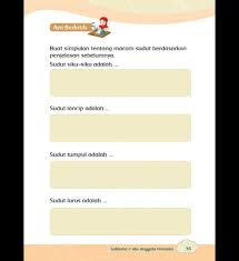 Ada bahan bacaan yang harus didiskusikan dengan teman kelompokmu. Kunci Jawaban Tema 8 Kelas 3 Halaman 35 36 37 38 39 40 41 42 43 44 Mengenal Sudut Lancip Besarnya Derajat Metro Lampung News