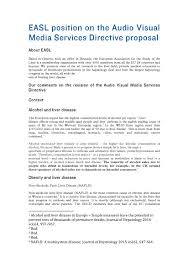 That came should create a position paper on the scholarship of education in canada. Easl Position Paper On The Audio Visual Media Services Directive Proposal Easl The Home Of Hepatology