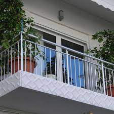 Stainless steel balcony railing designs with 42.4mm flexible pipe support. Stainless Steel Balcony Railing By Rohit Welding Works Stainless Steel Balcony Railing Id 5035749