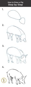 How To Draw A Pig Step By Step Sketchbooknation Com In 2020 Sketchbook Challenge Cartoon Drawing Tutorial Pig Sketch