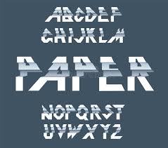 Download this premium vector about folded paper alphabet font, and discover more than 12 million professional graphic resources on freepik. Paper Alphabet Vector Of Paper Folding Stock Vector Illustration Of Sign Folded 118229026