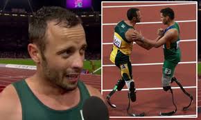 Will the beaten Blade Runner be disciplined? Oscar Pistorius could face  £5,000 fine after outburst about rival