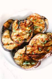 Garlic Parmesan Grilled Eggplant Gluten Free Low Carb Keto Recipe In 2020 Grilled Eggplant Keto Eggplant Recipe Garlic Parmesan