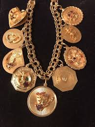 14k Gold Charm Bracelet Vintage Some Gems 67 9 Grams 14kgold Vintage Charm Bracelet Charm Bracelet Gold Charm Bracelet