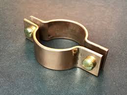 Although copper can withstand high temperatures, it doesn't bear up well to extreme cold like steel. Copper Clamp 50mm Diameter Pipe Solid Copper Pipe Fittings
