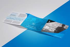 Trifold Square Brochure Mockups Design Free Premium Mockups Brochure Mockup Free Square Brochures Brochure Mockup Psd Free