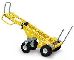 Hand Trucks R Us American Cart Multi Fork Hand Truck With Looped Handles And Rear Wheels Item 67499 Nlg Hand Trucks Trucks Curb Ramp