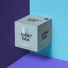 Mockup Caja Cubo Packaging