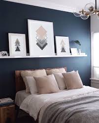 pink grey geometric art print geometry art minimalism art abstract poster set of three prints set 3 prints bedroom wall art above bed blue accent walls bedroom interior home decor bedroom