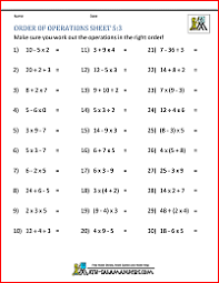 On these very basic order of operations worksheets and task cards, expressions and equations have no parenthesis and no exponents. Pemdas Problems