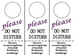 Door Hangers Templates Wedding Hanger Template For Word ...