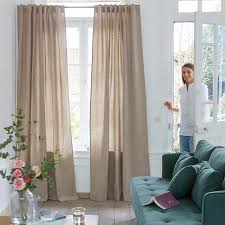 Rideau En Lin Coton Pattes Cachees Taima En 2020 Rideaux Lin Rideaux Salon Blanc