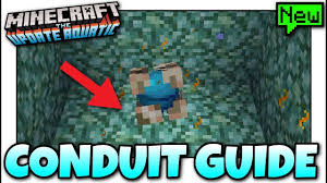 They can also damage hostile mobs, making them. Minecraft Advanced Conduit Guide Tutorial Mcpe Xbox Bedrock Java Youtube