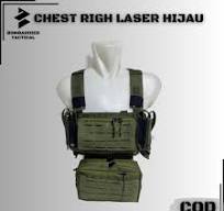 Chest Rig Taktis KRAKEN I Tas Dada Mini Chestrig Modular Hijau Tas Dada  Tactical Rompy Body Vest Cod