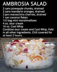 My Family Has Done This Since I Was A Child But Have Not Tried With Sour Cream Yet Must I Also Love The Version Fruit Salad Recipes Dessert Salads Recipes