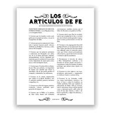 English version of el país to read online: The Articles Of Faith Poster Newspaper Style