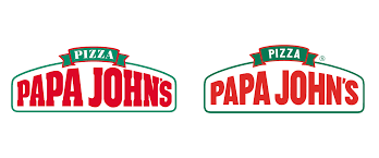 brand new new logo for papa john s