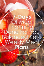 Balanced Keto Weekly Meal Plans Ketogenic Diet Meal Plan Keto Meal Plan Week Meal Plan