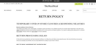 This can be very inconvenient if you find yo. What Is The Realreal S Returns And Exchanges Policy Knoji