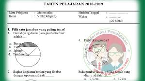 Soal Uts Matematika Kelas 8 Semester 2 Kurikulum 2013 Guru Maju