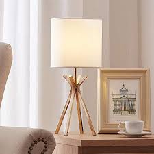 Casilvon Modern Small Design Gold Metal Base Living Room Bedroom Bedside Table Lamp Table Lighting Wit In 2020 Bedside Table Lamps Fabric Shades Bedroom Bedside Table
