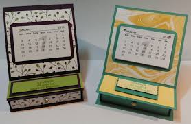 Anleitung Mini Kalender Easelcard Schubladen Box Mit Stampin Up Kalender Basteln Kalender Notizbuch Karten Basteln