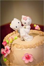 Our Hello Kitty Themed Wedding First Wedding Hello Kitty Wedding Hello Kitty Wedding Cake Toppers